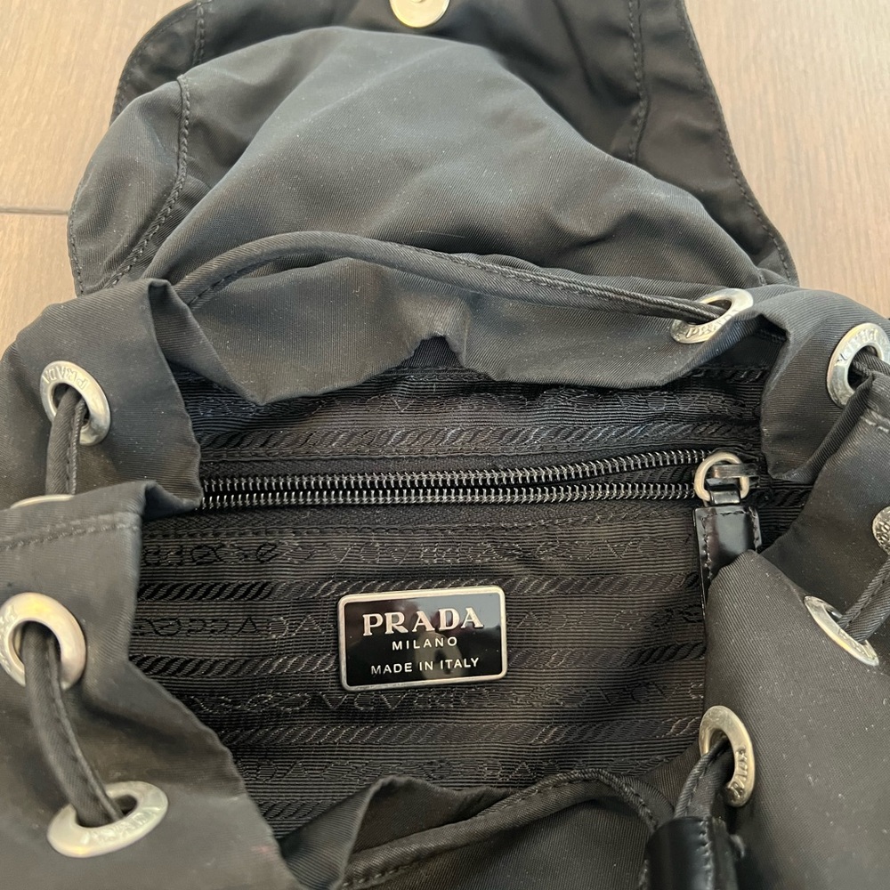 Prada Black Nylon Backpack - Picture 3 of 4